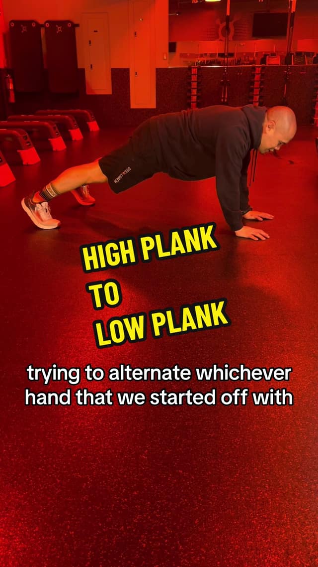 High Plank to Low Plank TikTok preview