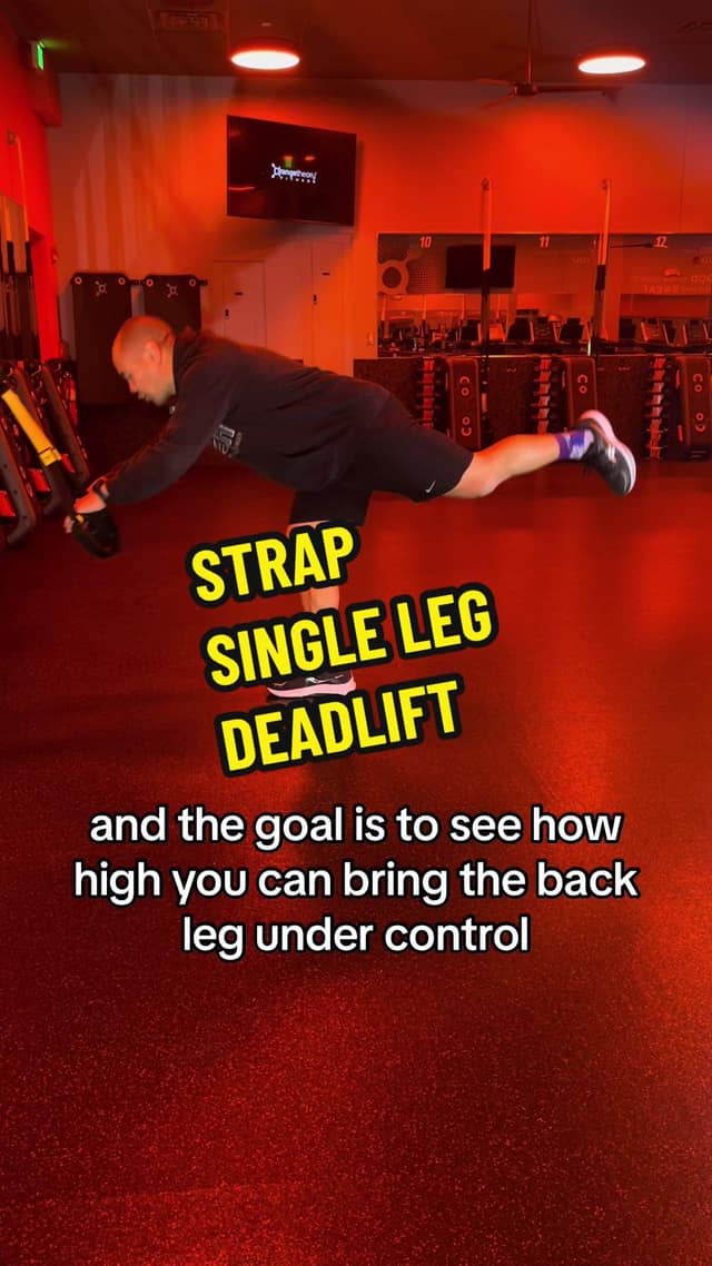 Strap Single-Leg Deadlift TikTok preview