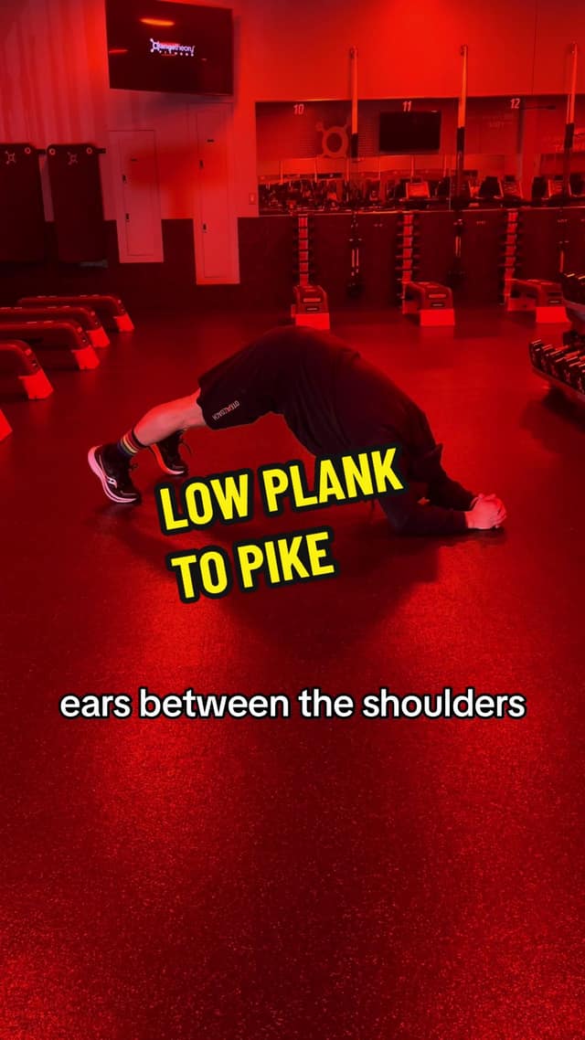 Low Plank to Pike TikTok preview