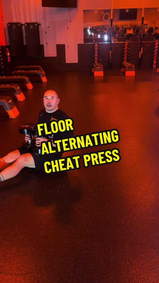 Floor Alternating Chest Press TikTok preview