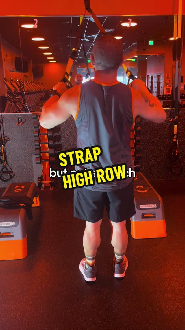 Strap High Row TikTok preview