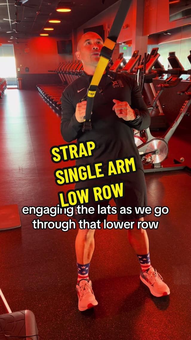 Strap Single Arm Low Row TikTok preview
