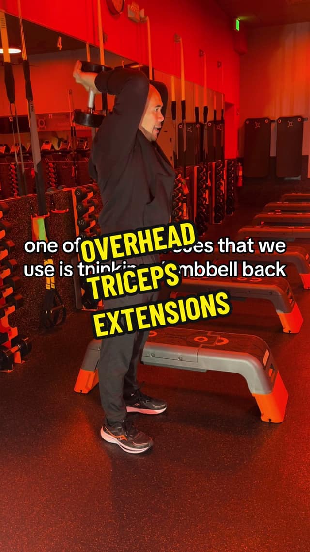 Balance Overhead Triceps Extension TikTok preview