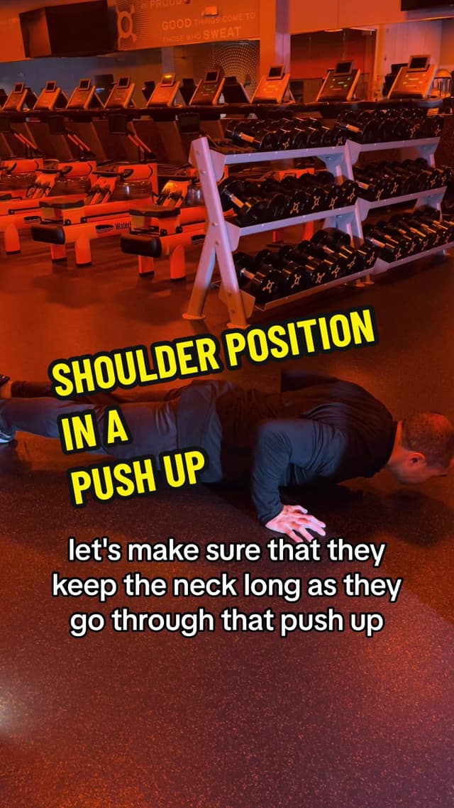 Shoulder Position in a Push Up TikTok preview