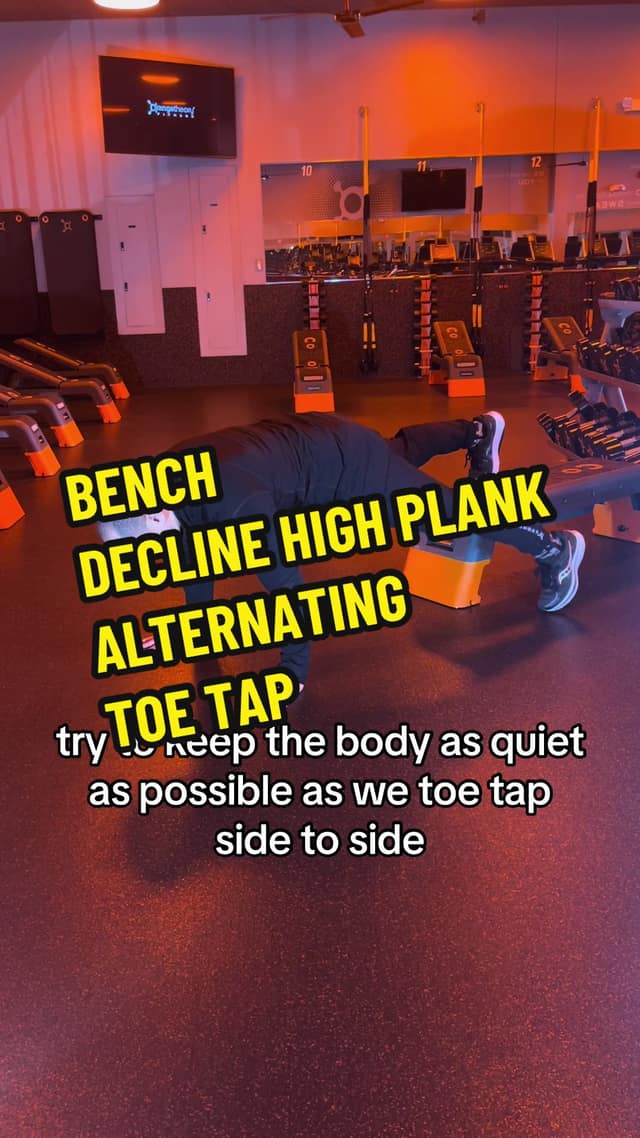Bench Decline Alternating Toe Tap TikTok preview