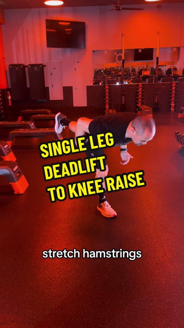 Single Leg Deadlift to Knee Raise TikTok preview