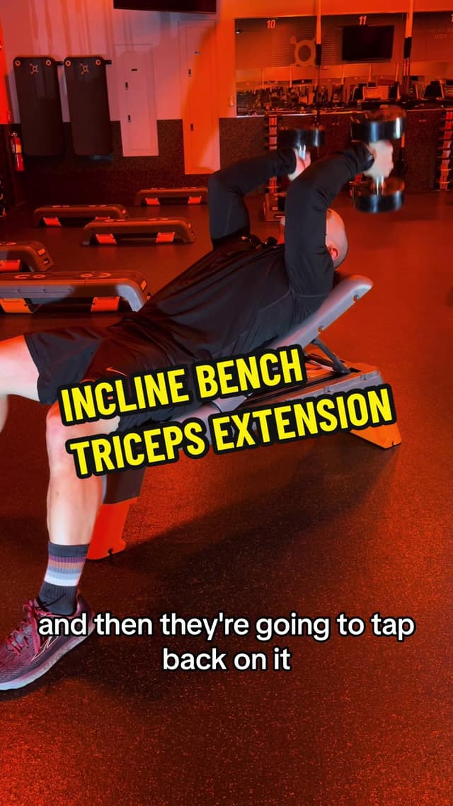 Incline-Bench Triceps Extension TikTok preview