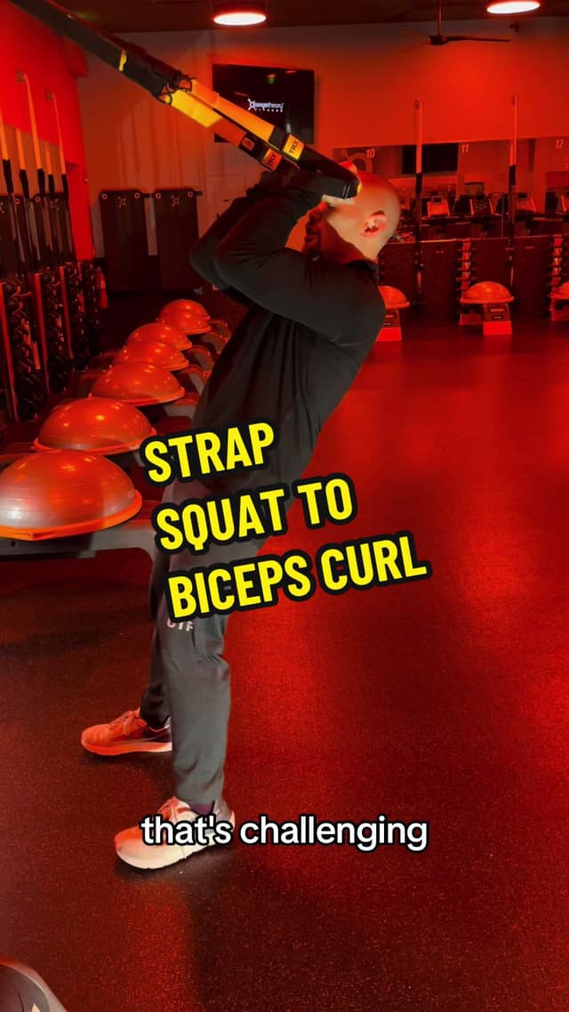 Squat to Biceps Curl TikTok preview