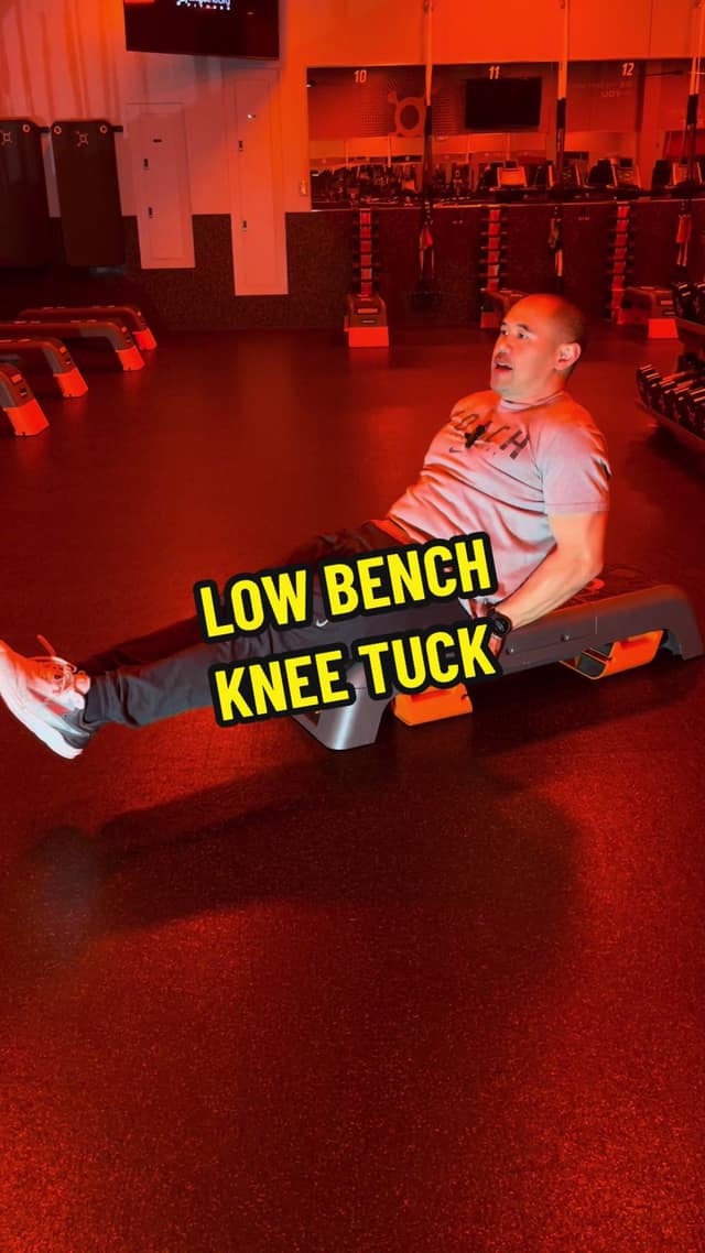 Low Bench Knee Tuck TikTok preview