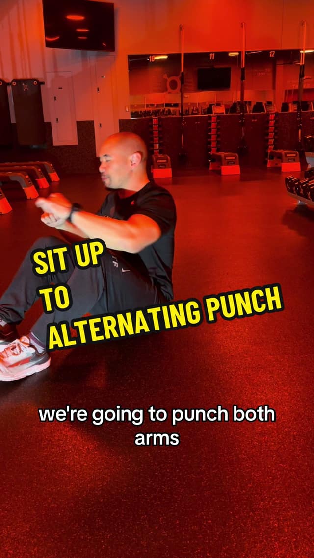 Sit Up to Alternating Punch TikTok preview