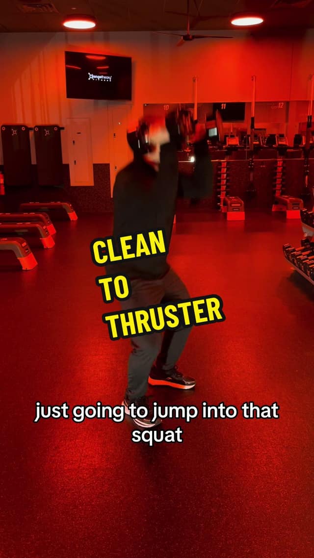 Hang Clean Thruster TikTok preview