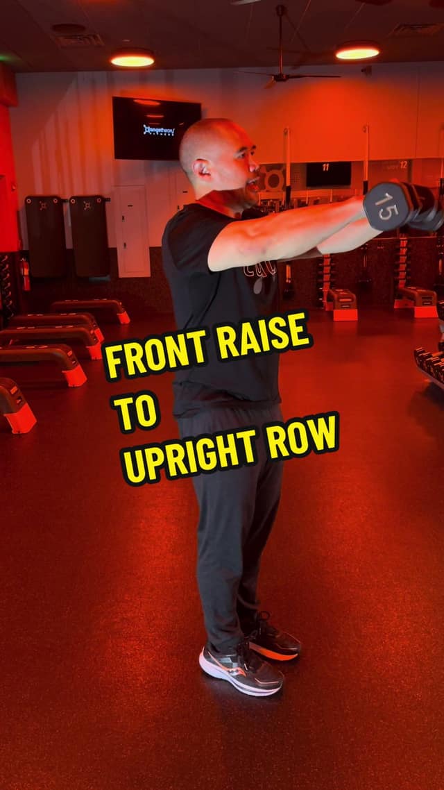Front Raise to Upright Row TikTok preview