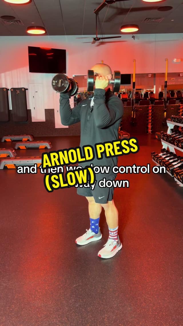 Slow-Tempo Arnold Press TikTok preview
