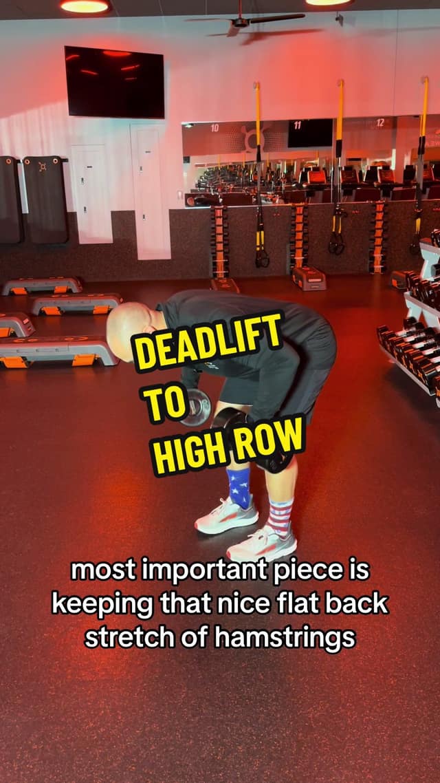 Deadlift to High Row TikTok preview