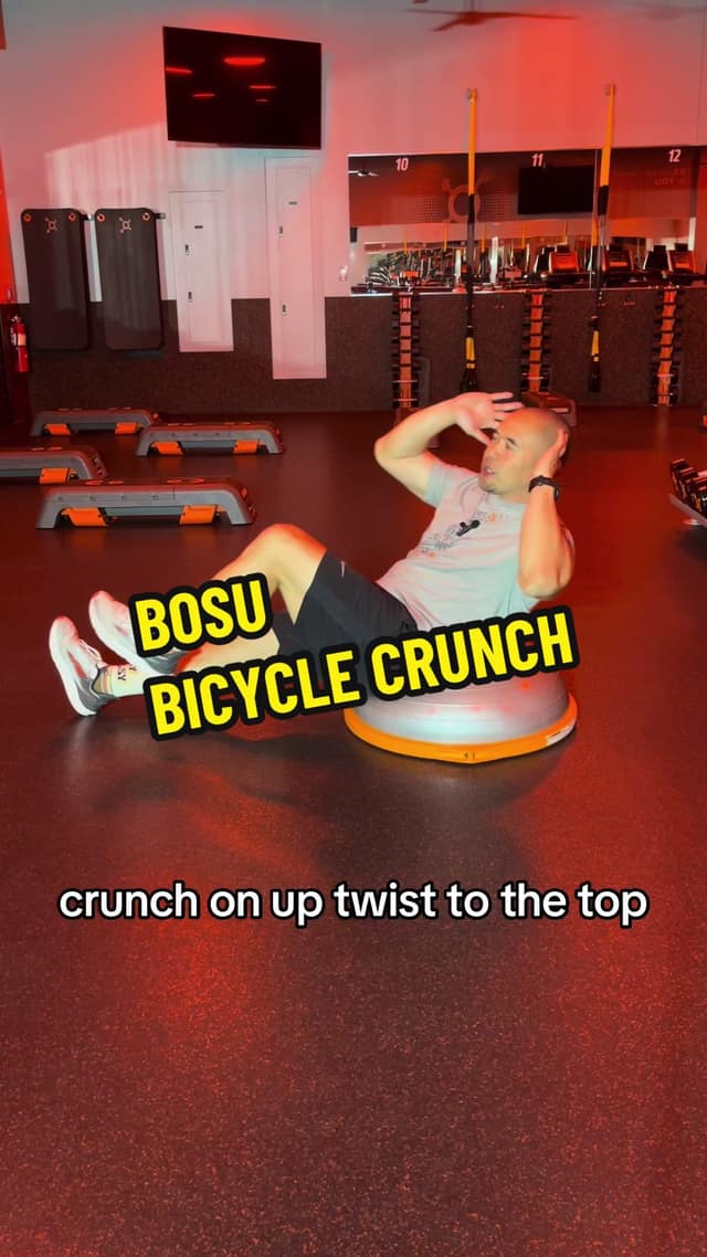 BOSU Bicycle Crunch TikTok preview