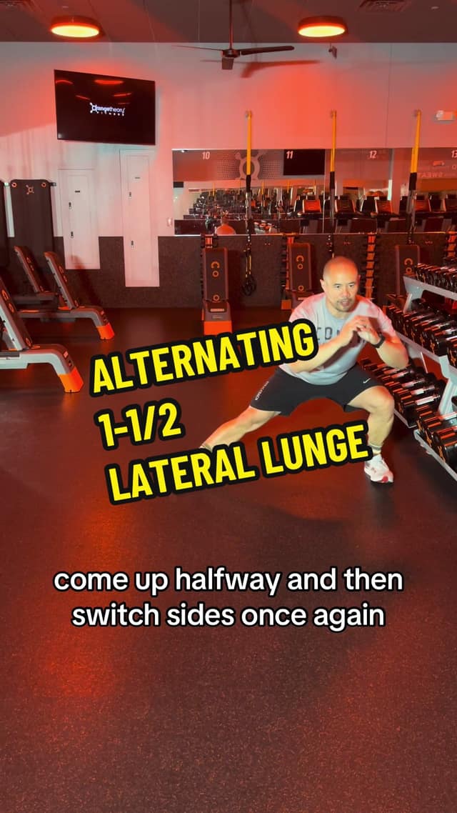 Alternating 1-1/2 Lateral Lunge TikTok preview