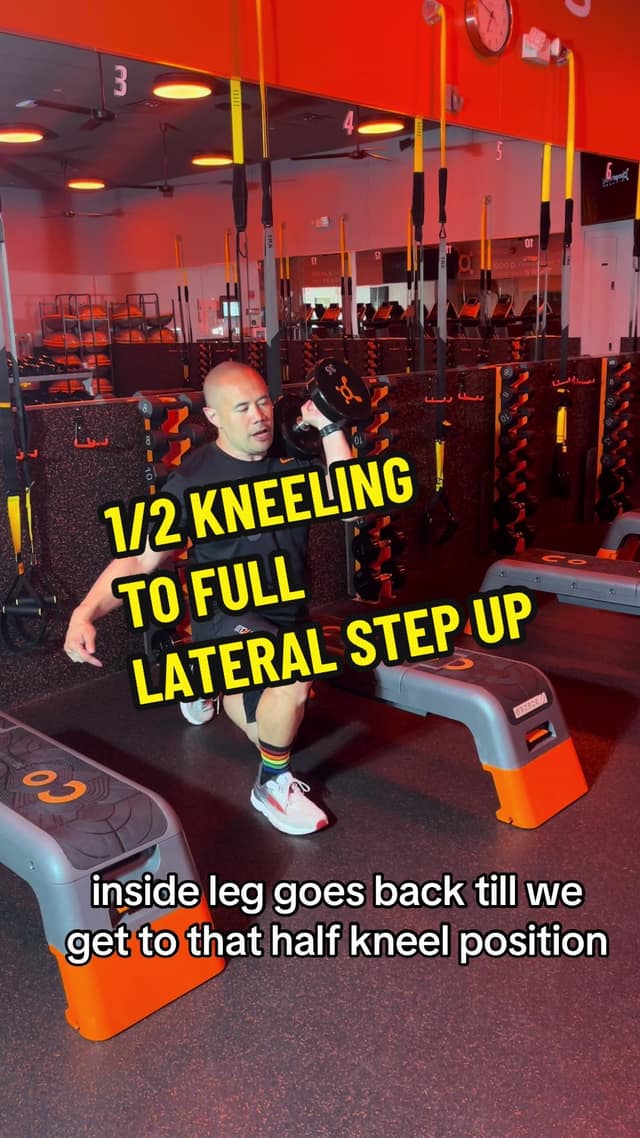 1/2 Kneeling to Full Lateral Step Up TikTok preview
