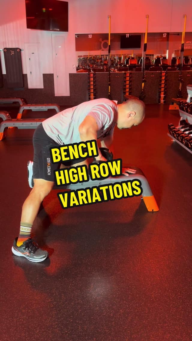 Bench Ipsilateral High Row Variations TikTok preview