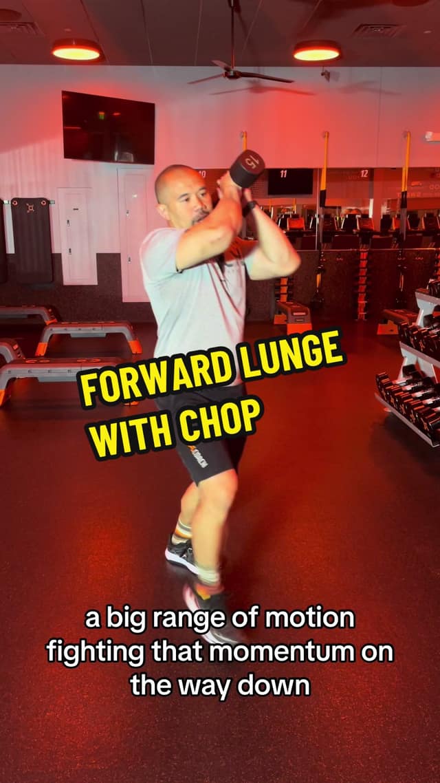 Forward Lunge with Chop TikTok preview