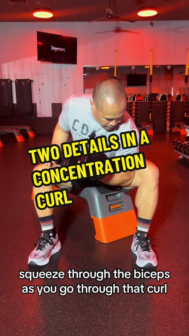 Single-Arm Concentration-Curl Details TikTok preview
