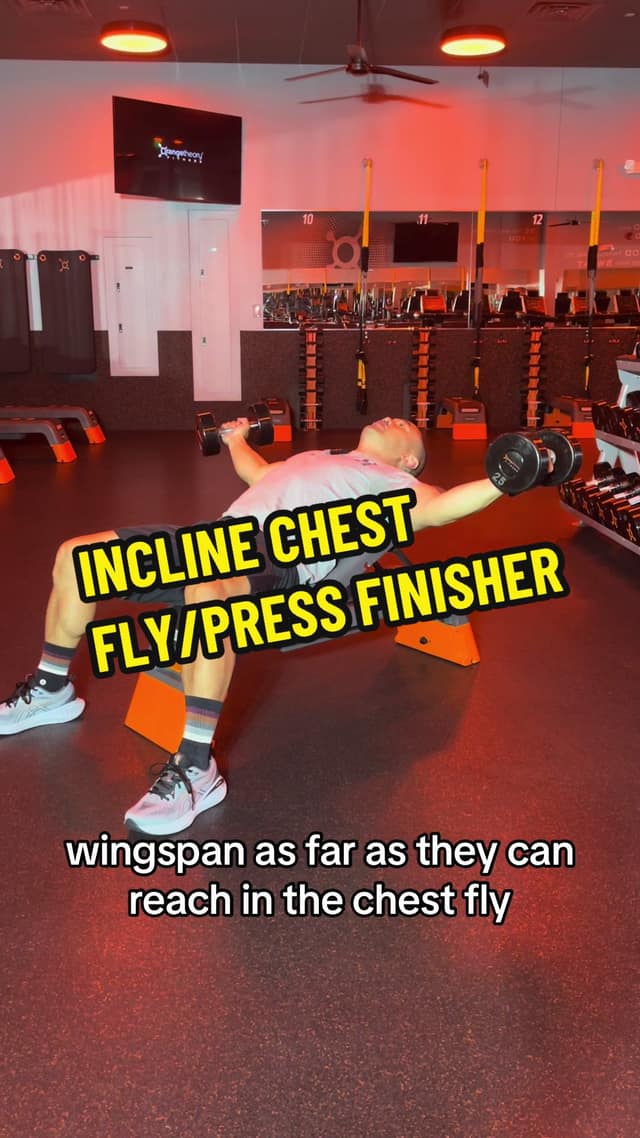 Incline Chest Fly & Chest Press Finisher TikTok preview