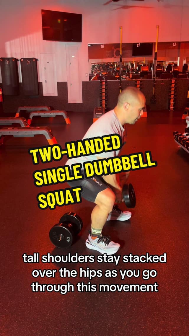 Two-Handed Single-Dumbbell Squat TikTok preview