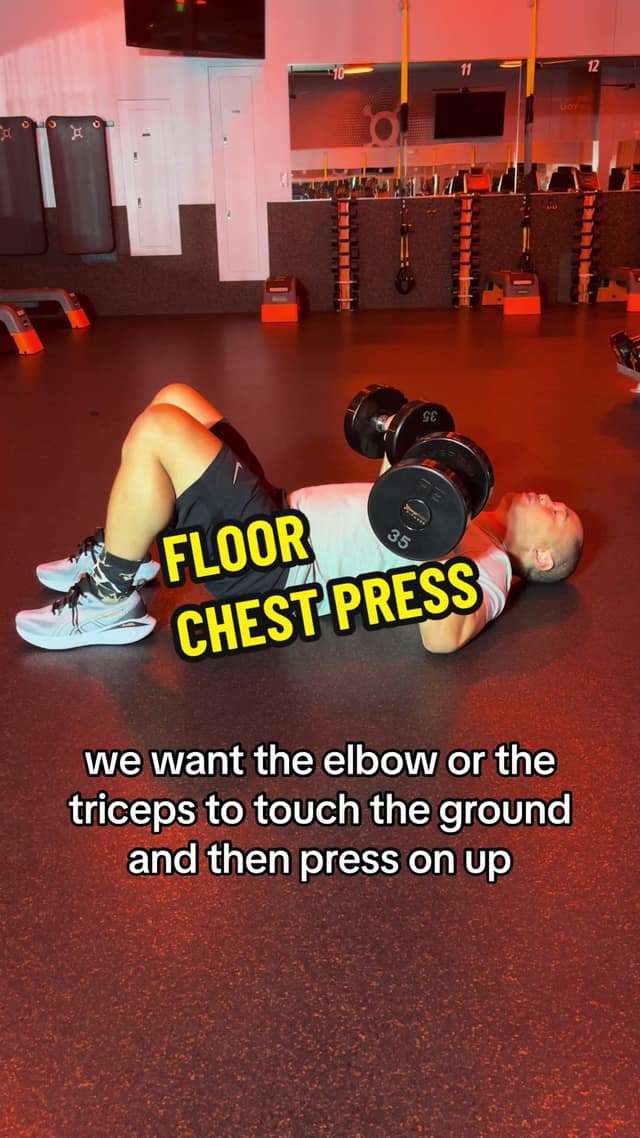 Floor Chest Press TikTok preview