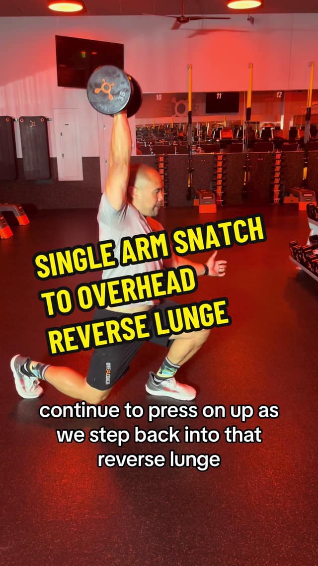 Single Arm Snatch to Contralateral Overhead Reverse Lunge TikTok preview