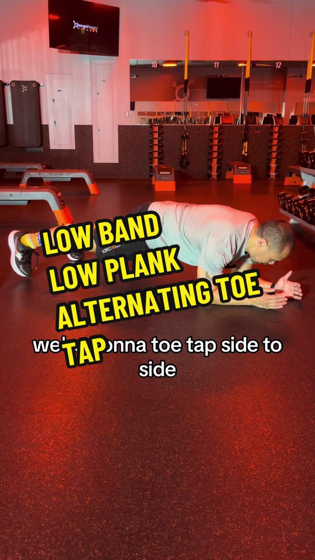 Low Band Low Plank Alternating Toe Tap TikTok preview