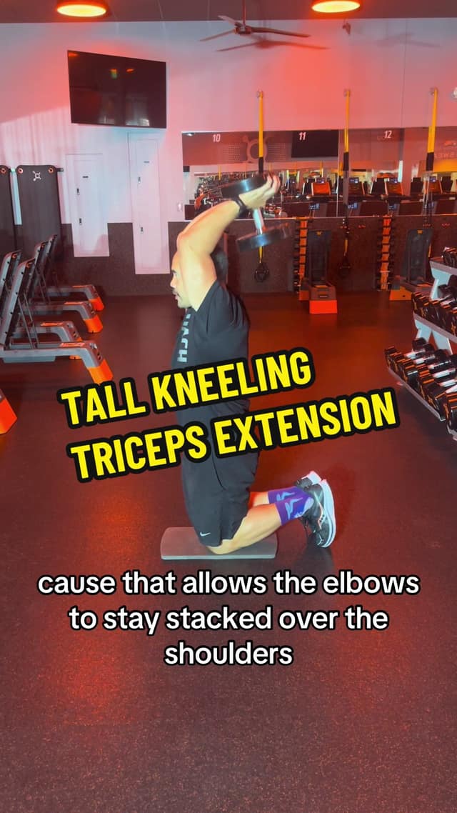 Tall-Kneeling Triceps Extension TikTok preview
