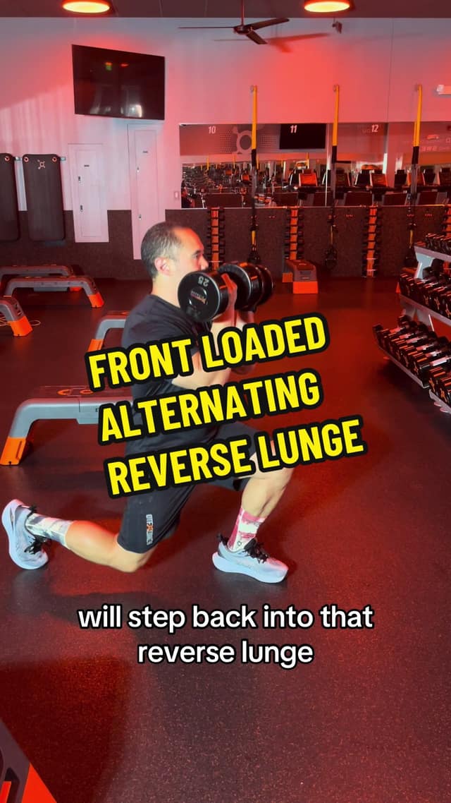 Front-Loaded Alternating Reverse Lunge TikTok preview