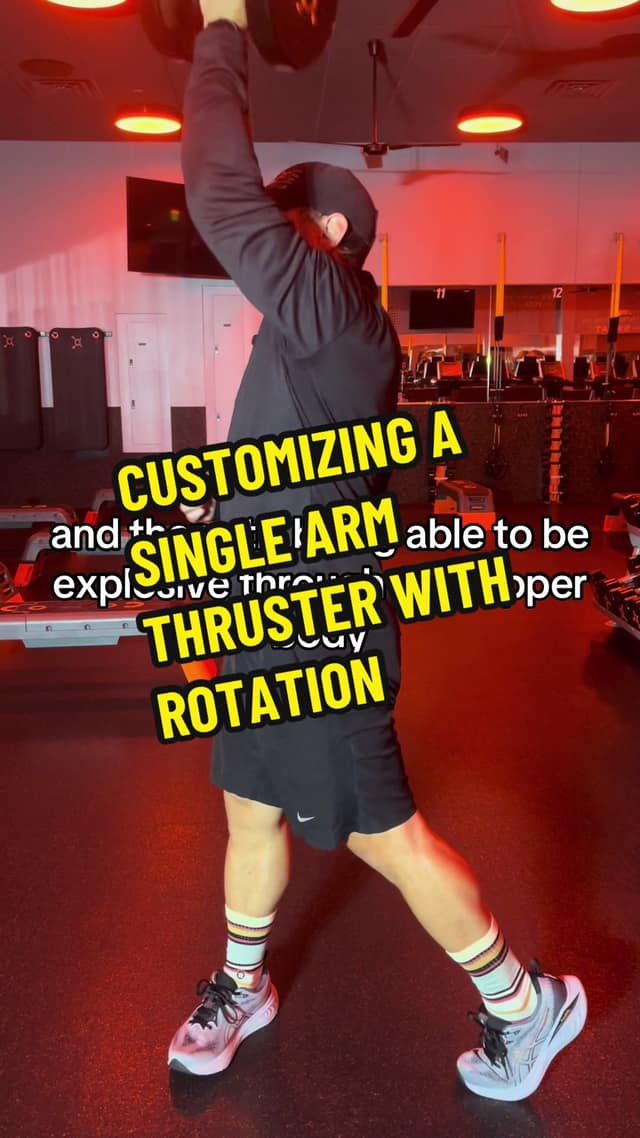 Customizing a Single Arm Thruster with Rotation TikTok preview