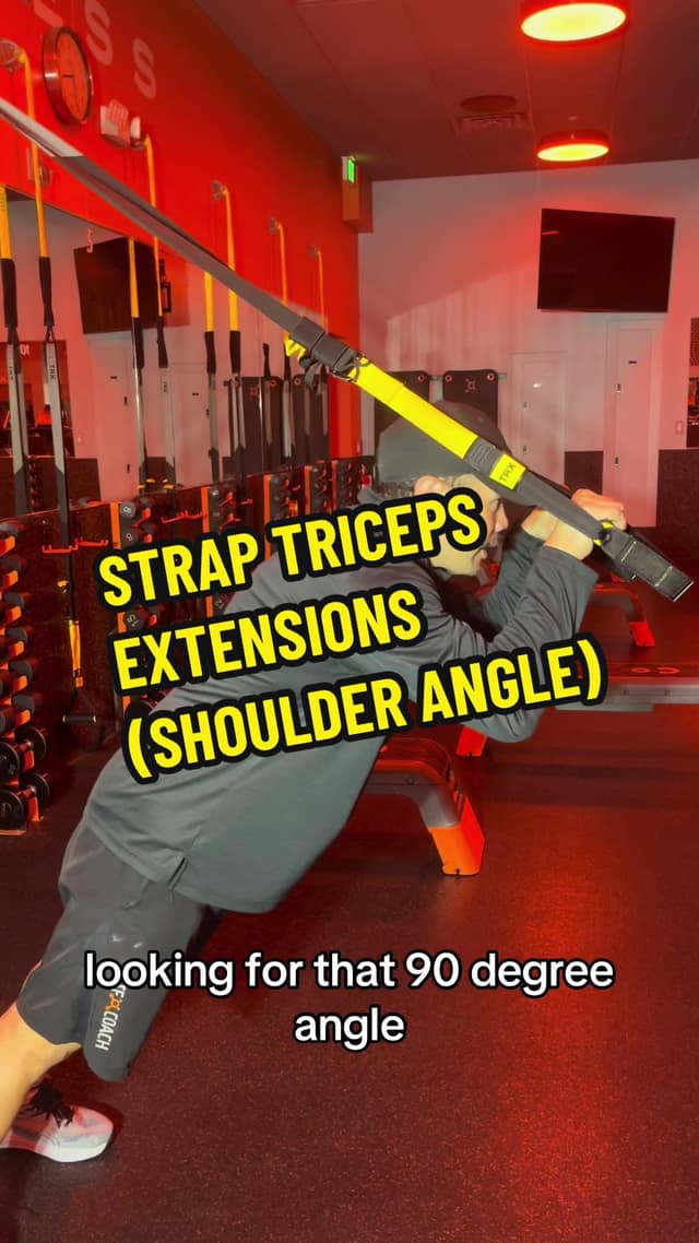 Strap Triceps Extensions (Shoulder Angle) TikTok preview