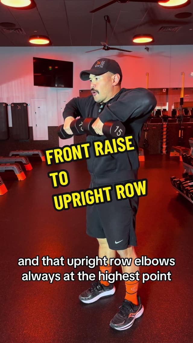 Front Raise to Upright Row TikTok preview
