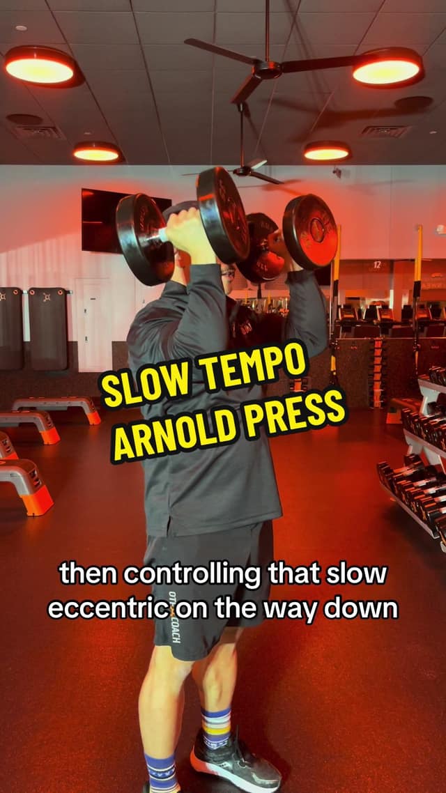 Slow-Tempo Arnold Press TikTok preview