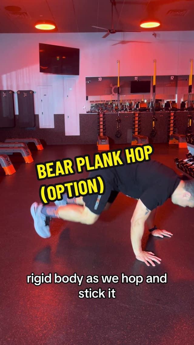 Bear Plank Hop Options TikTok preview