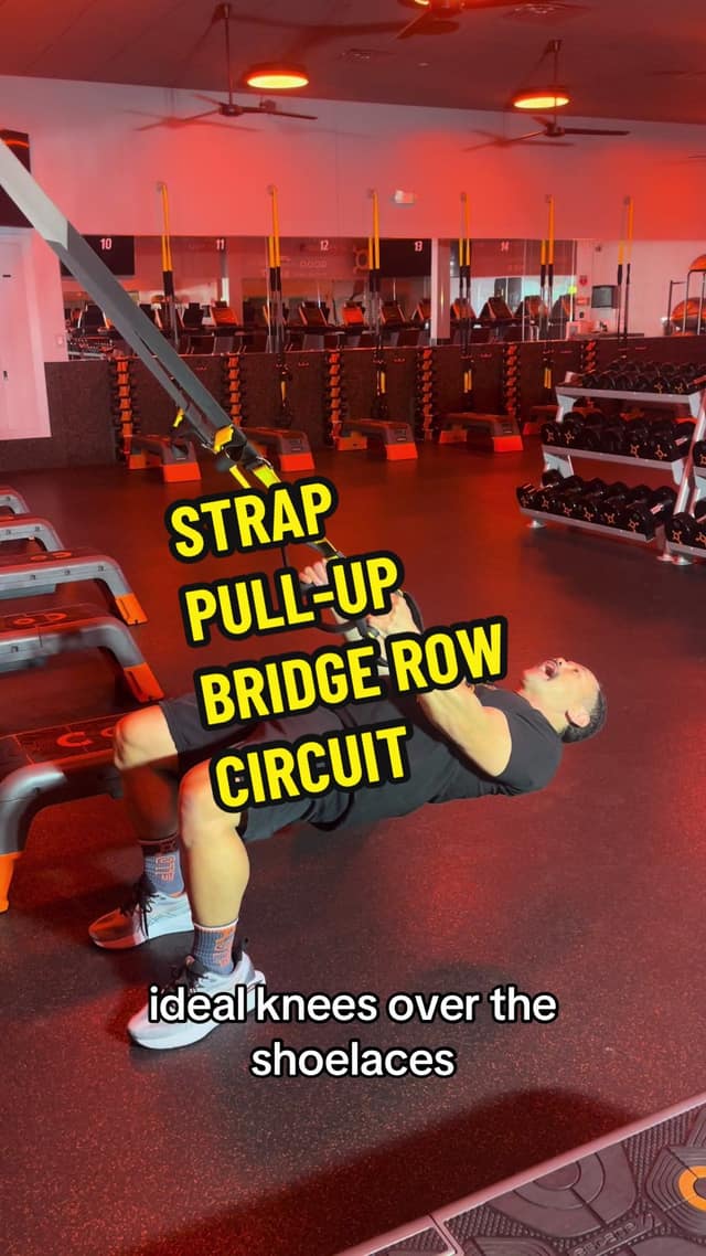 Strap Pull-Up/Bridge Row Circuit TikTok preview