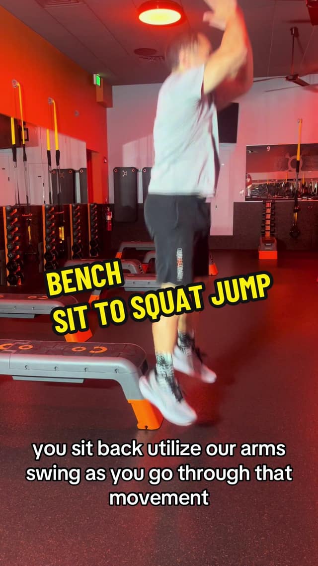 Bench Sit to Squat Jump TikTok preview