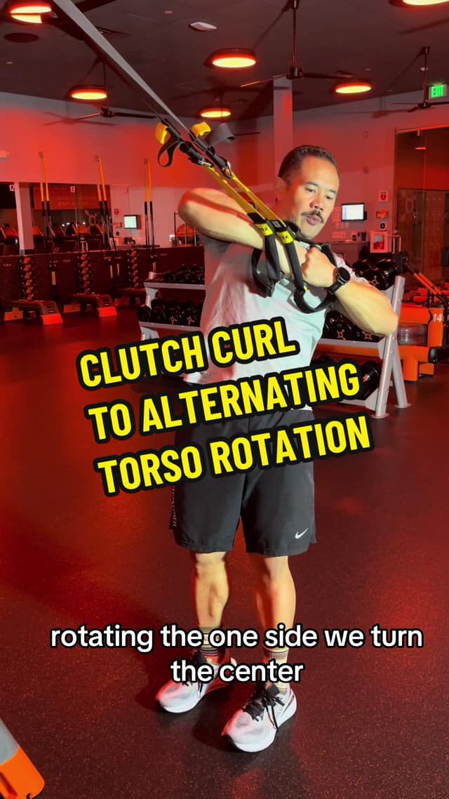 Clutch Curl to Alternating Torso Rotation TikTok preview