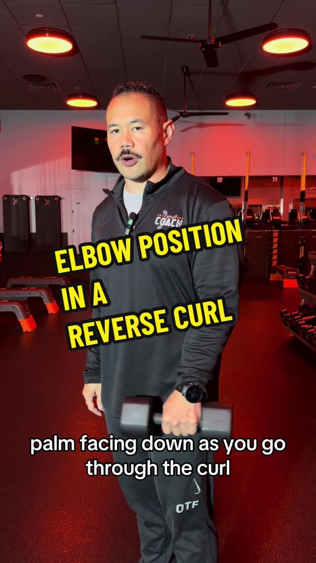 Elbow Position in a Reverse Biceps Curl TikTok preview