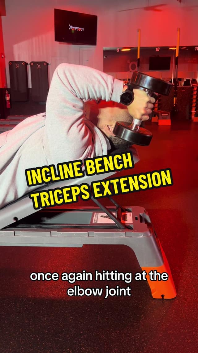 Incline-Bench Triceps Extension TikTok preview