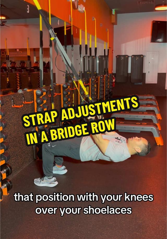 Strap Adjustments in a Bridge Row TikTok preview