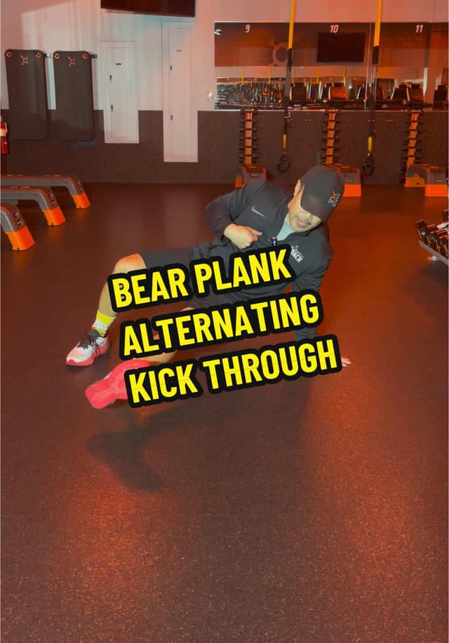 Bear Plank Alternating Kick Through TikTok preview