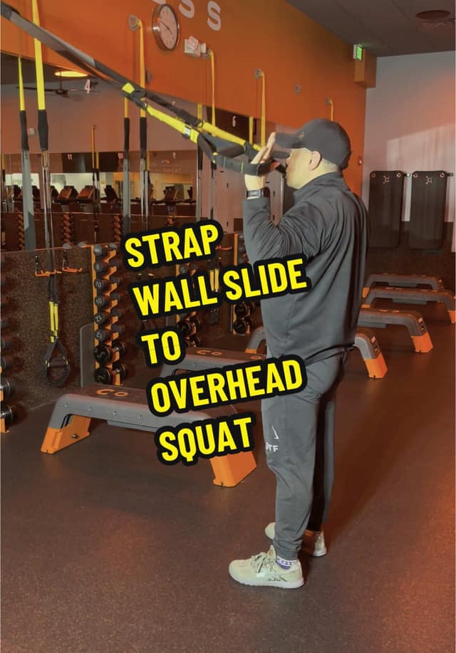 Strap Wall Slide to Overhead Squat TikTok preview