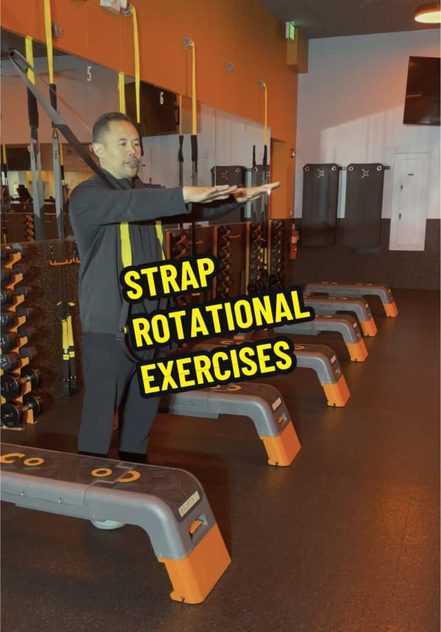 Strap Rotational Exercises (Chest Press/Low Row) TikTok preview
