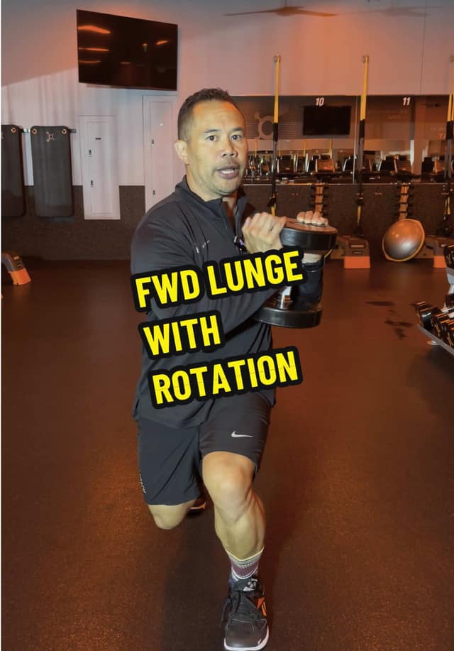 Goblet Lunge Rotation and Knee Control TikTok preview