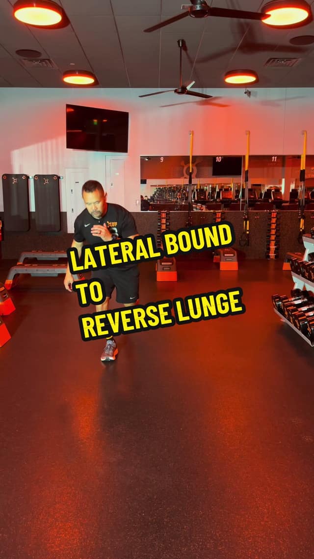 Lateral Bound to Reverse Lunge TikTok preview