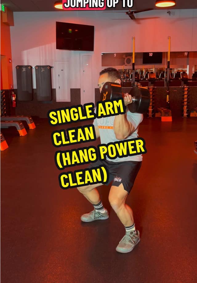 Single-Arm Hang Power Clean Technique TikTok preview