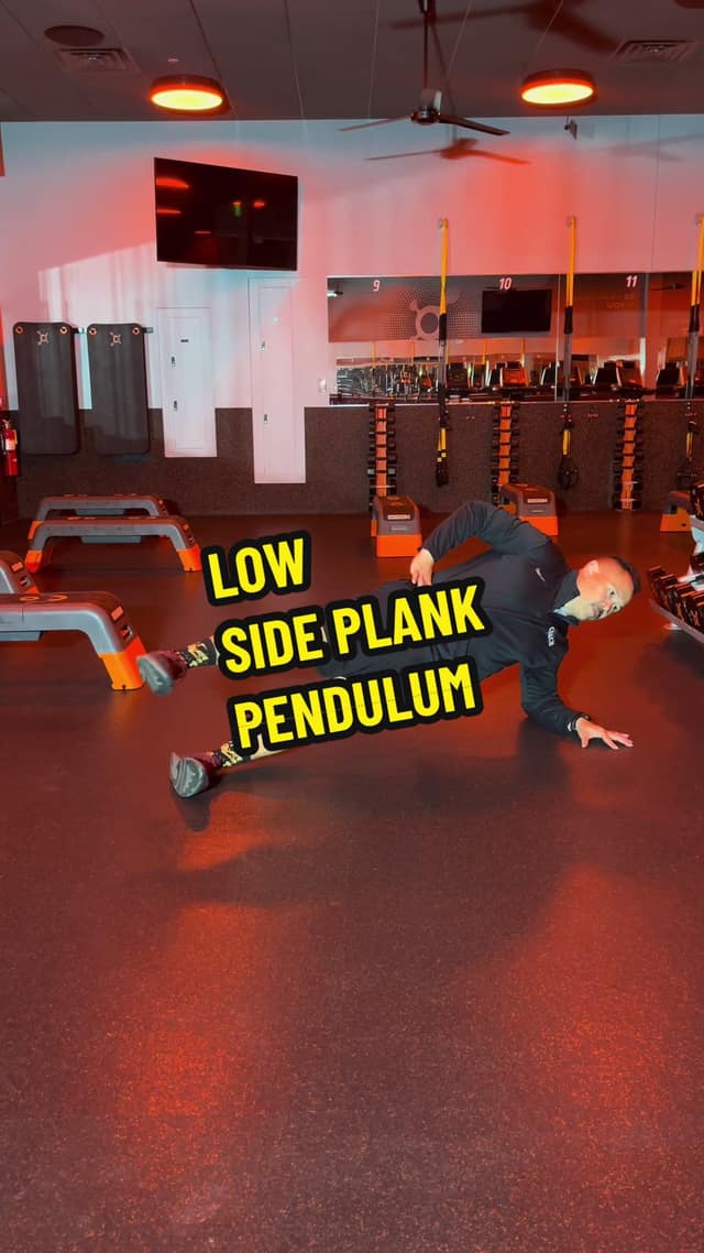 Low Side Plank Pendulum TikTok preview