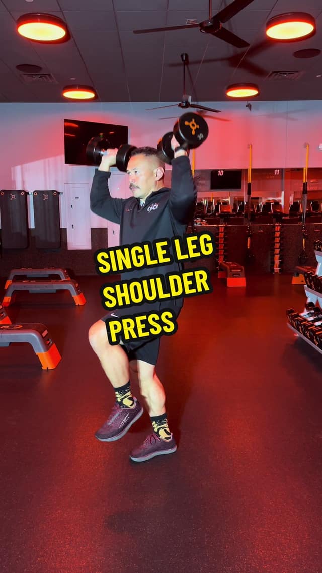 Single Leg Shoulder Press TikTok preview